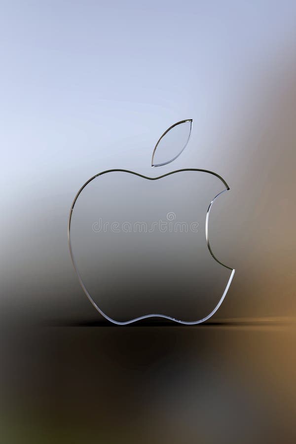 Apple Logo Wallpaper, Blurry Background Editorial Stock Photo -  Illustration of handheld, character: 143126338