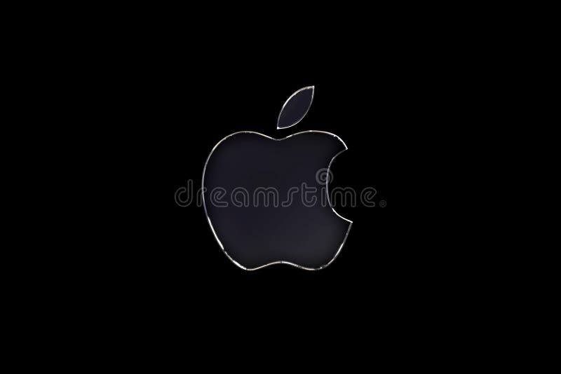 Apple Logo Wallpaper, Dark Background Editorial Photography - Illustration  of choice, change: 143126317