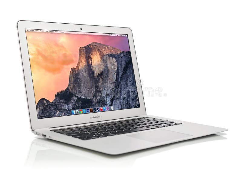 Apple MacBook Air Early 2014 Editorial Stock Image - Image of