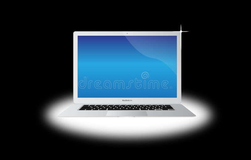 Apple Laptop Clipart Image