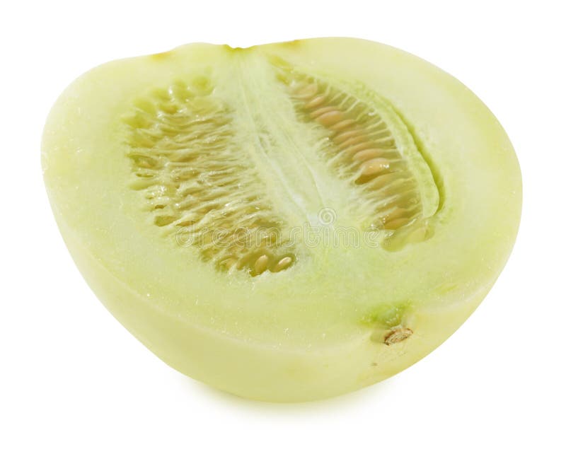 Apple Melon on White Background Stock Photo Image of isolated, yellow