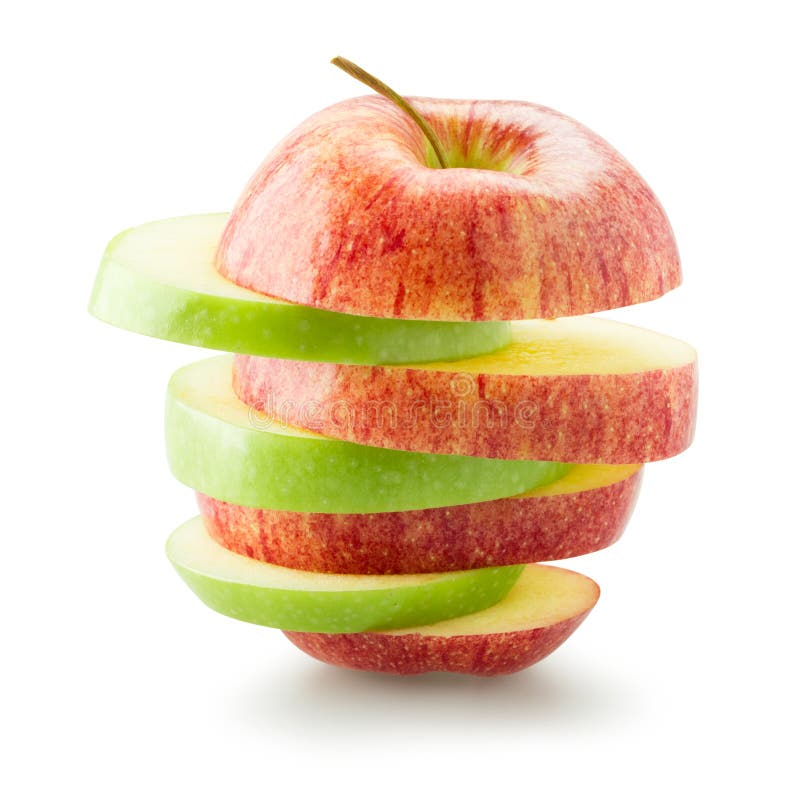 Apple mix stock image. Image of freshness, sliced, dessert 63355613