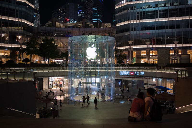 Apple, N. v. opslag in Shanghai, China stock fotografie