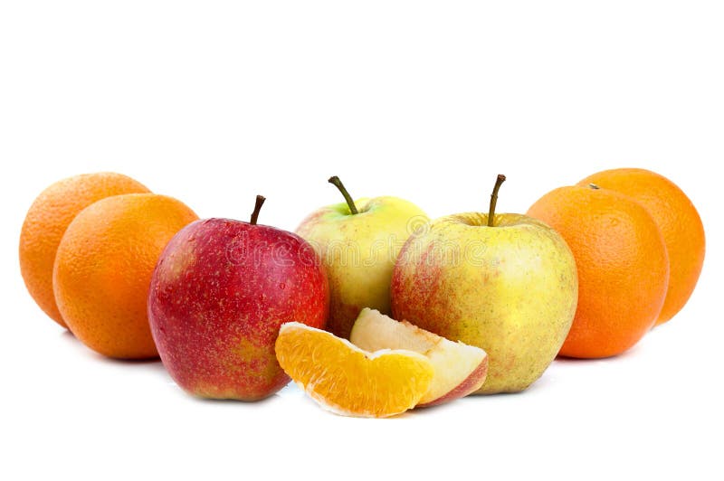 Apple and orange