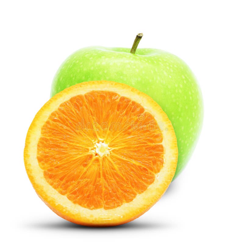 Apple and orange