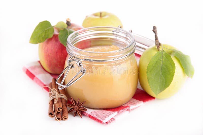 Apple sauce stock image. Image of isolated, delicious 45483563