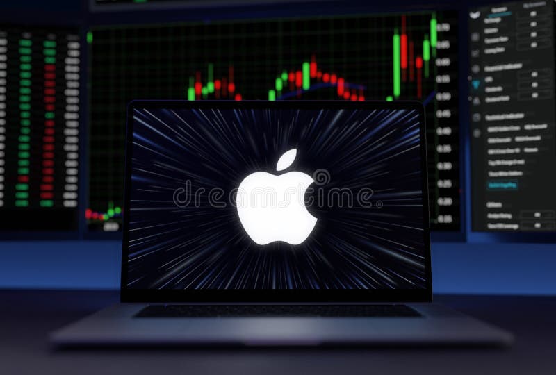 Apple Stock Market editorial photo. Image of iphone 242549766
