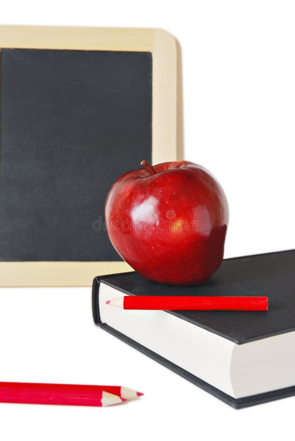 Apple for the teacher stock image. Image of chalkboard 2888289