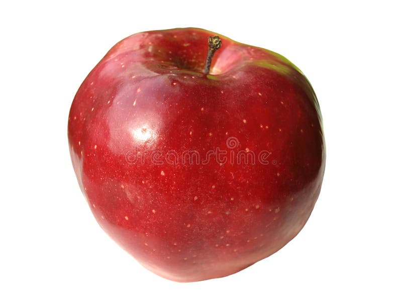 Apple on a Transparent Background Stock Photo - Image of produce, fruit:  111378196