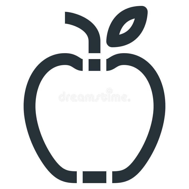 Apple Vector Line Icon 32x32 Pixel Perfect Editable 2 Pixel Stroke Weight Medical Health Icon For Website Mobile App Stock Vector Illustration Of Mark Perfect