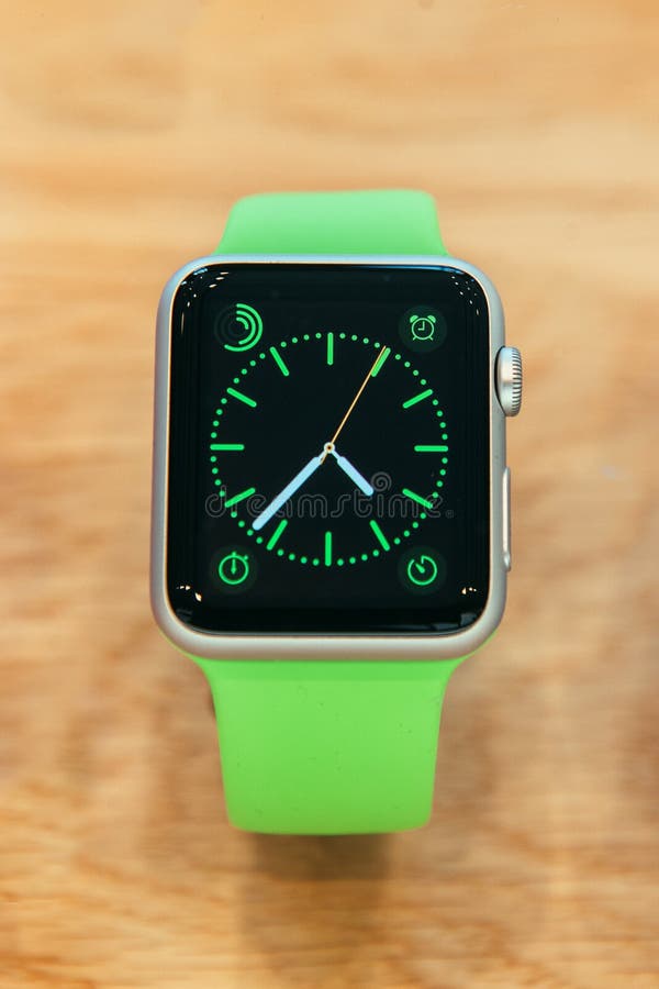 Apple Watch starts selling worldwide - first smartwatch from App stock image