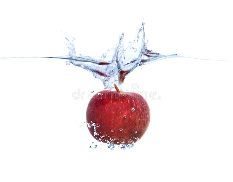 Apple in the water