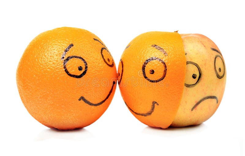 Apple y emociones anaranjadas