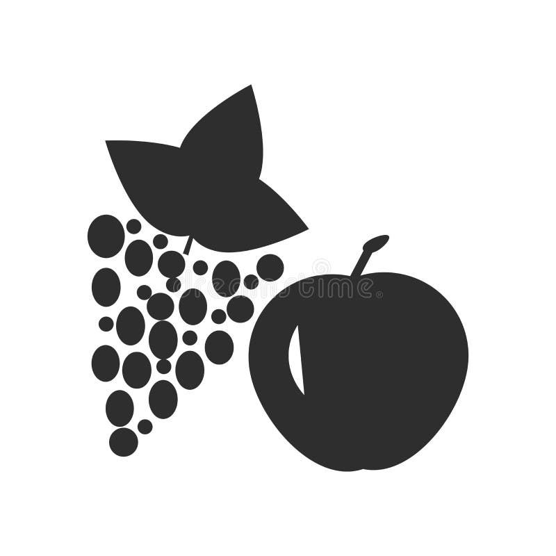 Apple και σταφυλιών σημάδι και σύμβολο εικονιδίων διανυσματικό που απομονώνονται στο άσπρο υπόβαθρο, Apple και έννοια λογότυπων σ ελεύθερη απεικόνιση δικαιώματος Apple και σταφυλιών σημάδι και σύμβολο εικονιδίων διανυσματικό που απομονώνονται στο άσπρο υπόβαθρο, Apple και έννοια λογότυπων σ ελεύθερη απεικόνιση δικαιώματος
