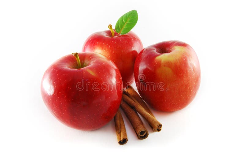 Apples with cinnamon