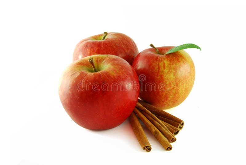 Apples with cinnamon