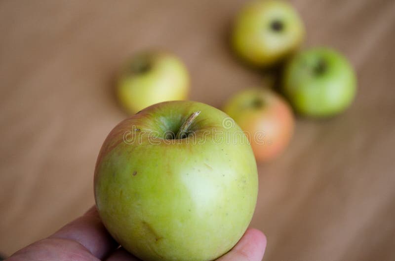 Apples. Green apples. Fresh apples. Natural apple. Green apples with red side royalty free stock images