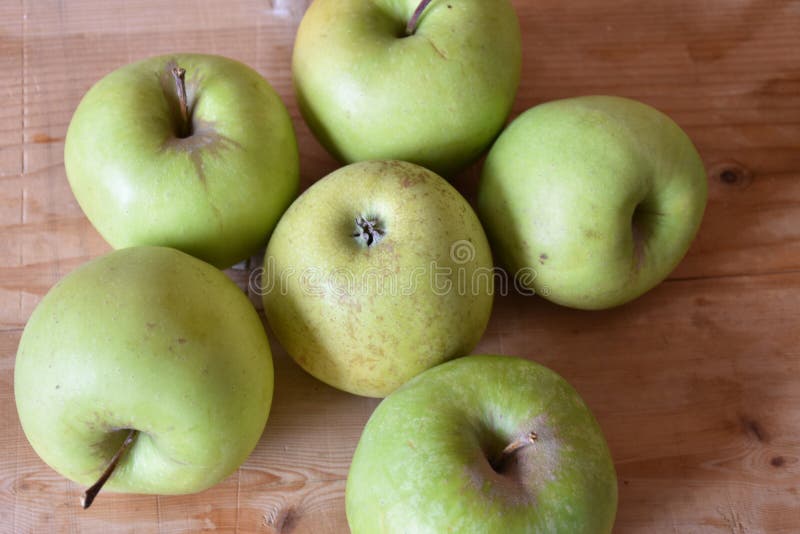 Apples green stock images