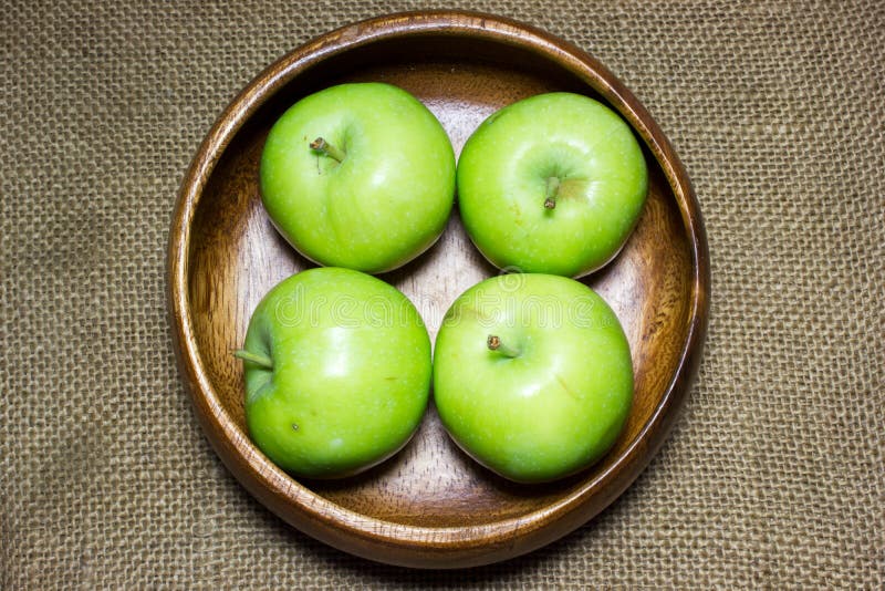 Apples green stock photos