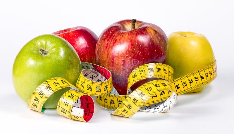 Apples and dieting and diets. Weight watchers stock images, royalty-free photos and pictures