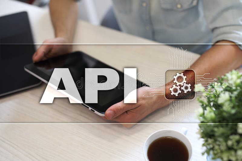 Application programming interface api software development concept application programming interface api software development