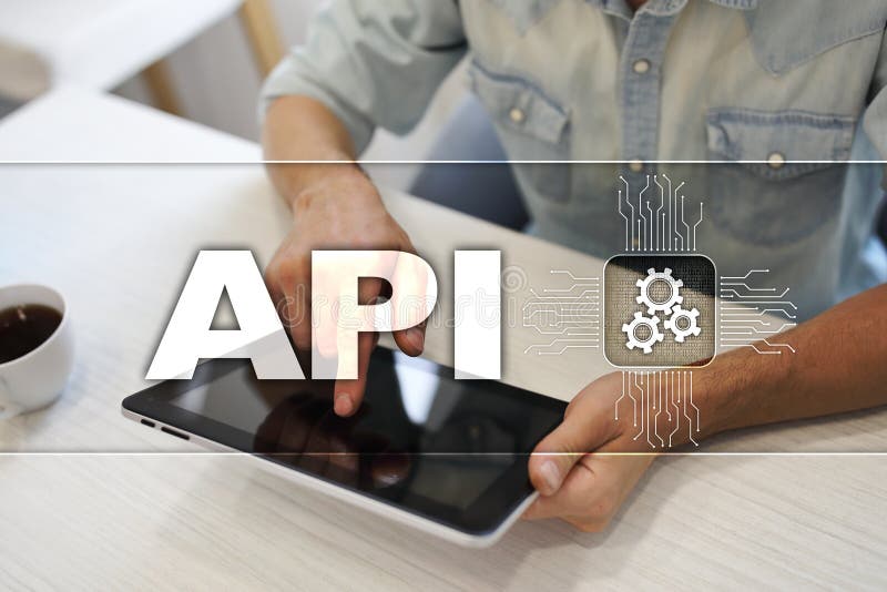 Application programming interface api software development concept application programming interface api software development