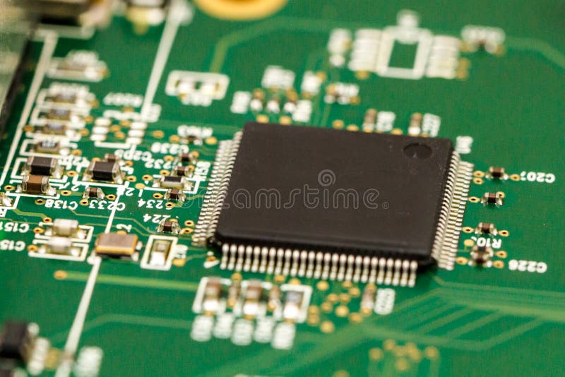 Application Specific Integrated Circuit stock photo