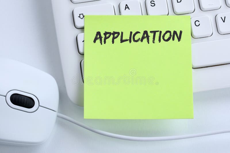 Applikationen applicerar jobb, för rekryteringanställda för jobb funktionsduglig busine arkivbild Applikationen applicerar jobb, för rekryteringanställda för jobb funktionsduglig busine arkivbild