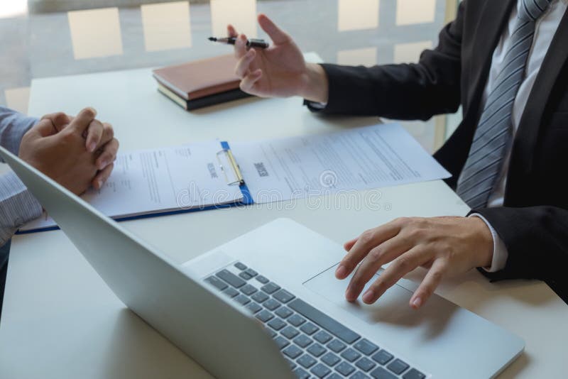 Applying for work, presenting yourself to executives, and applying for business stock photos