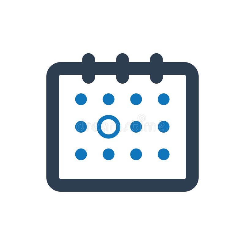 Appointment date icon royalty free illustration