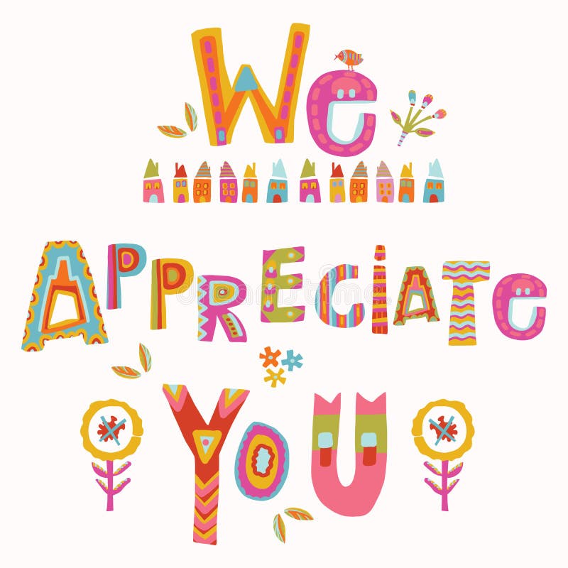 Appreciate You Stock Illustrations 1 912 Appreciate You Stock Illustrations Vectors Clipart Dreamstime