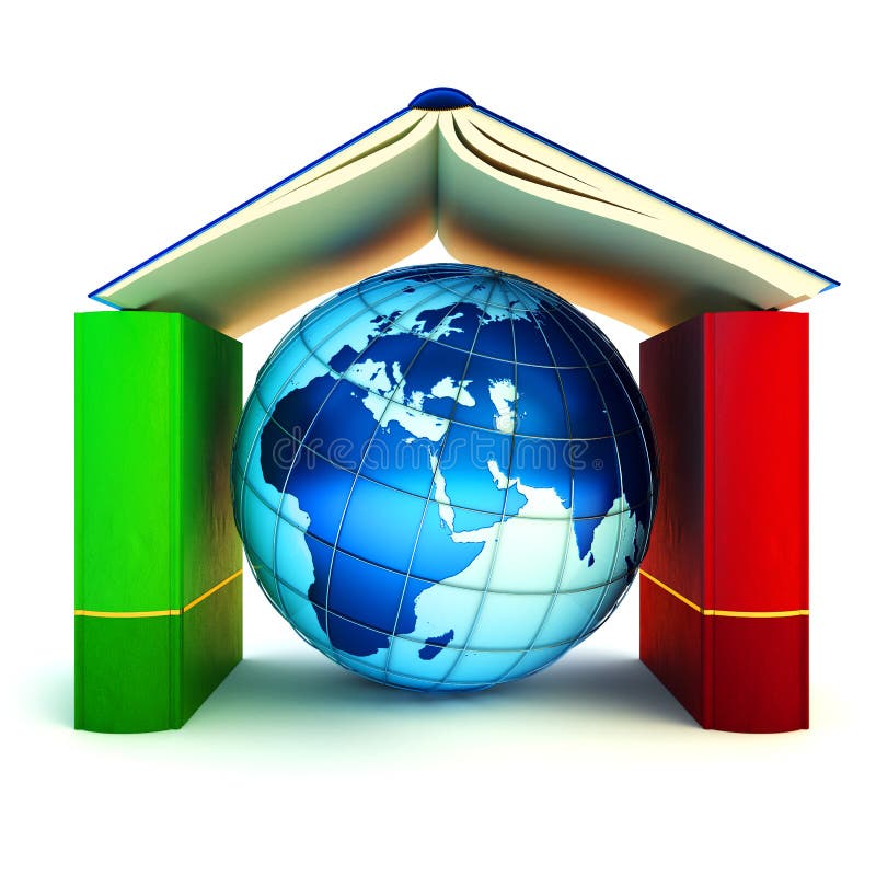 Apprendimento e concetto internazionale della scuola royalty illustrazione gratis Apprendimento e concetto internazionale della scuola royalty illustrazione gratis