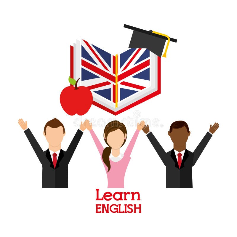 Apprenez La Conception De L'anglais Illustration Stock Illustration