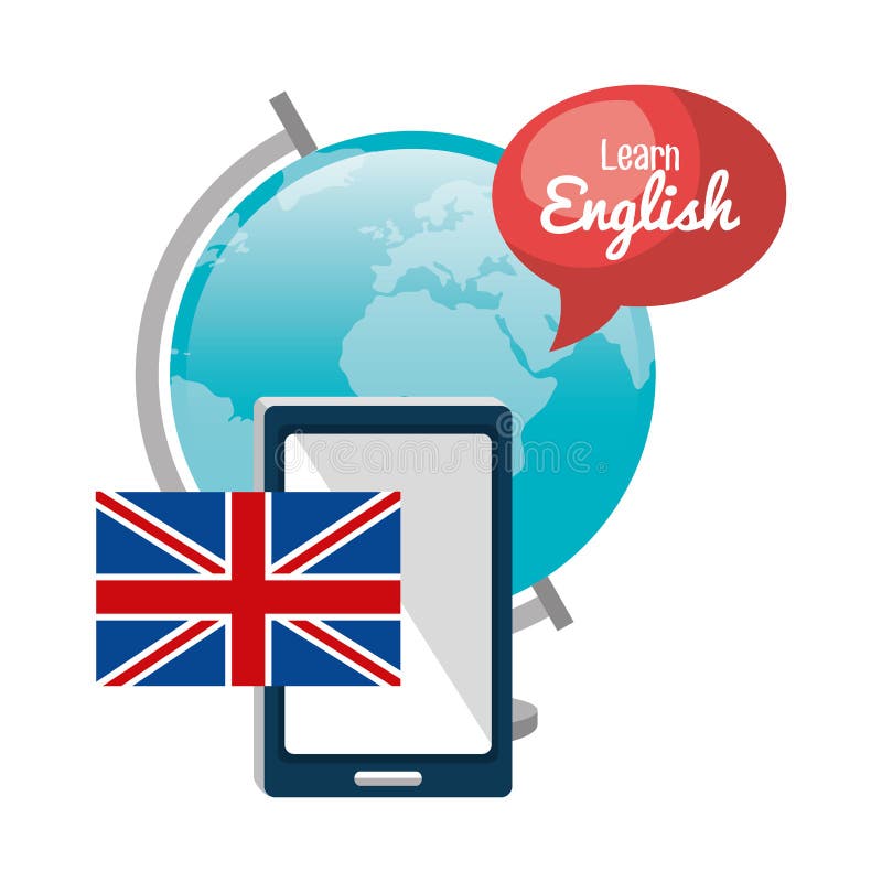 Apprenez La Conception De L'anglais Illustration Stock Illustration