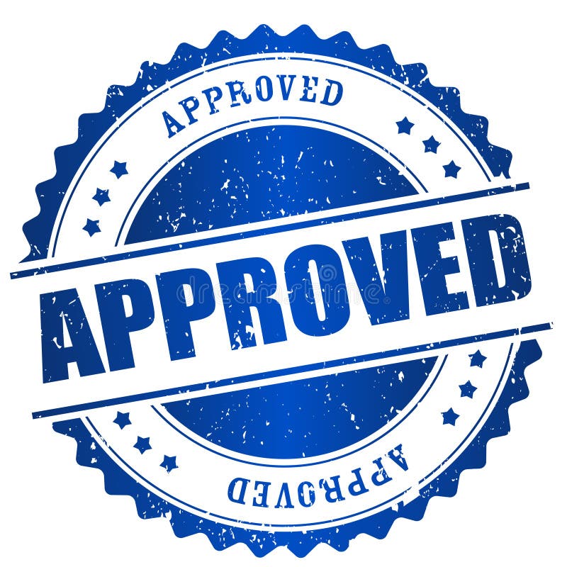 Approved stamp stock illustration. Illustration of passed - 85734213