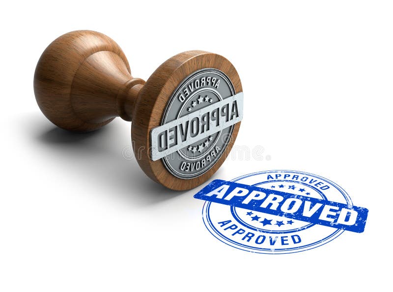 USFDA Approved Stamp. Wooden Round Stamper and Stamp with Text USFDA  Approved on White Background. 3d Illustration. Rubber Stamp Stock  Illustration - Illustration of round, text: 180027314