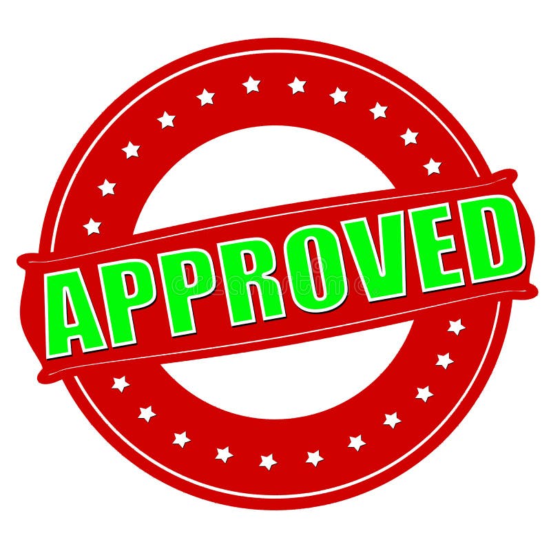 Approved stock illustration. Illustration of word, grungy 109043110