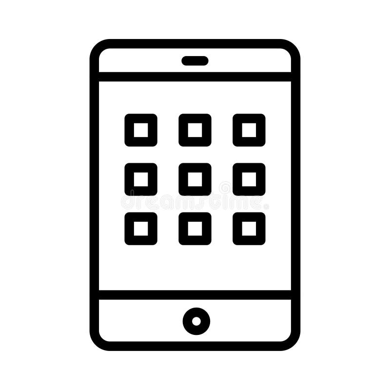 Organizer Icons On Gray Background. Stock Vector - Illustration of