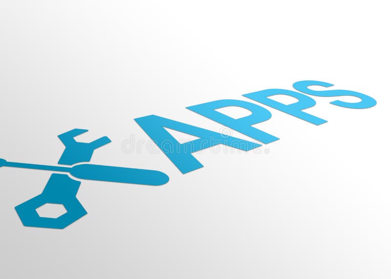 apps προοπτική ελεύθερη απεικόνιση δικαιώματος apps προοπτική ελεύθερη απεικόνιση δικαιώματος