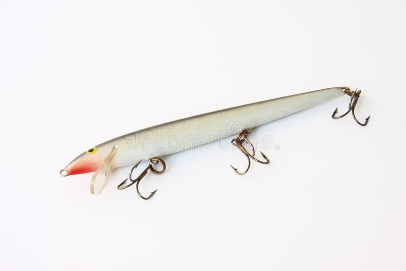 Fishing bait,wobbler at the white background. Fishing bait,wobbler at the white background