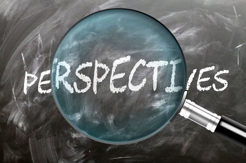 Aprender estudio e inspeccionar perspectivas stock de ilustración