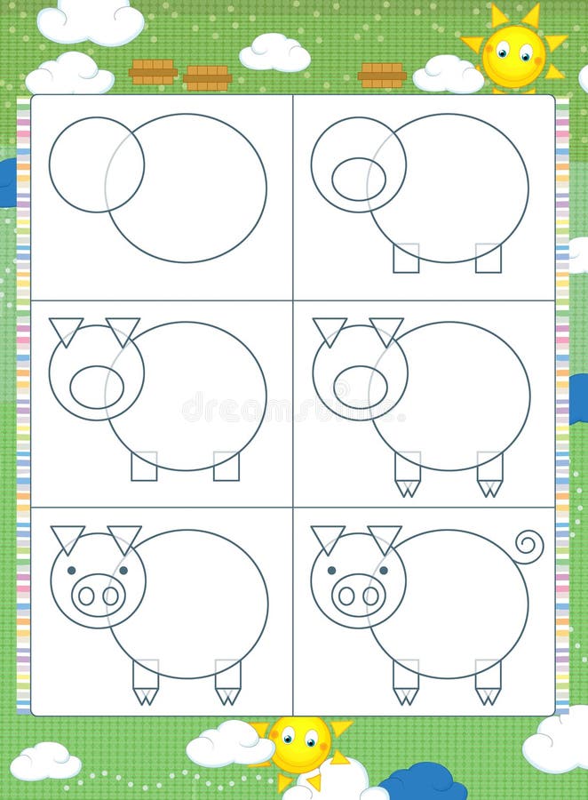 Página 3  Vetores e ilustrações de Desenhos peppa pig colorir