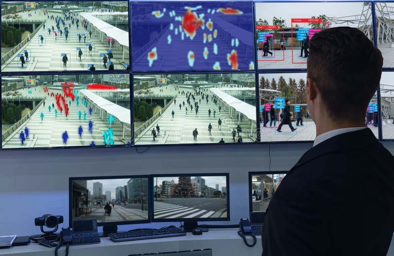 Aprendizaje de máquina de Iot con el reconocimiento del ser humano y de objeto que utilizan la inteligencia artificial a c de las imagen de archivo libre de regalías Aprendizaje de máquina de Iot con el reconocimiento del ser humano y de objeto que utilizan la inteligencia artificial a c de las imagen de archivo libre de regalías