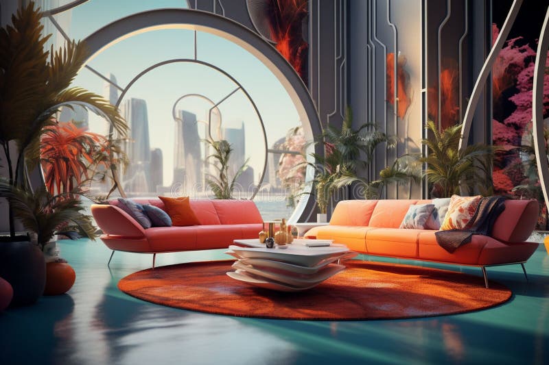 Apresente o conceito de rejuvenescimento e ilustração stock