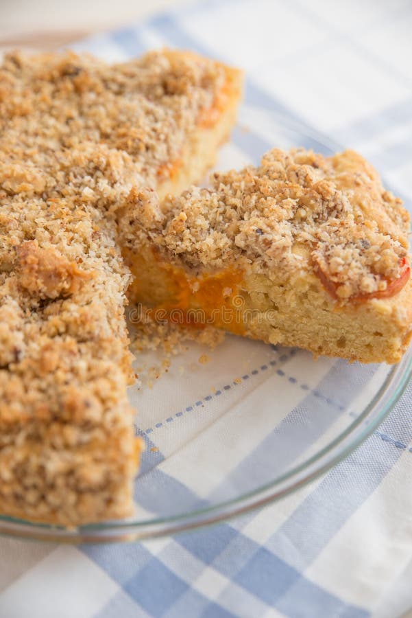 Apricot almond cake stock photo. Image of crust, bakery 75050024