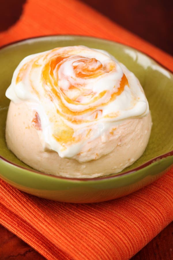 Apricot dessert stock image. Image of vegetarian, jelly 12645005