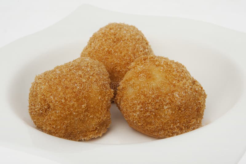Apricot dumpling