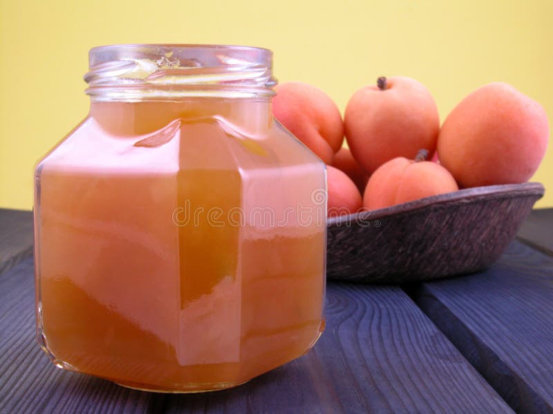 Apricot jam stock image. Image of apricot, peach, ingredient 842317