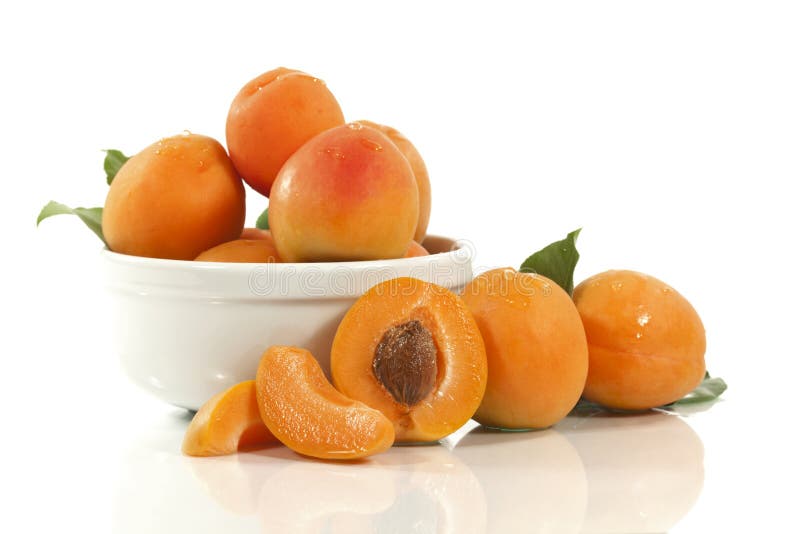 Apricots royalty free stock photos