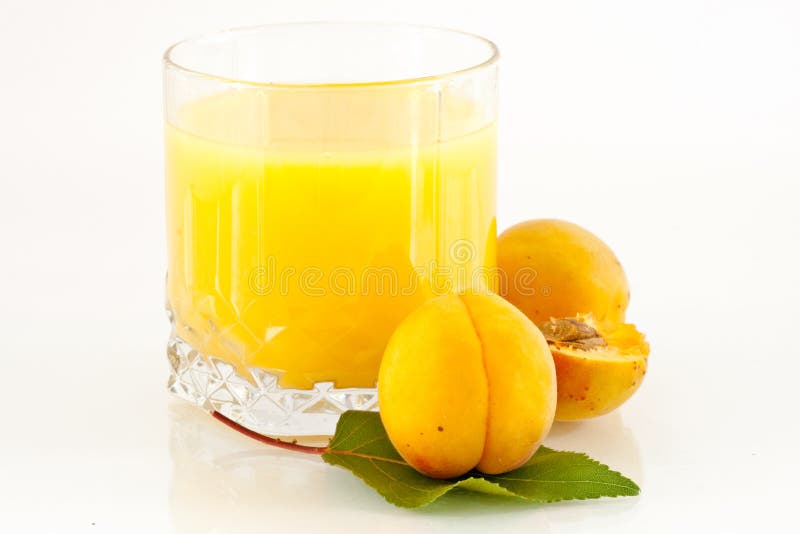 Aprikosensaft lizenzfreie stockbilder Aprikosensaft lizenzfreie stockbilder